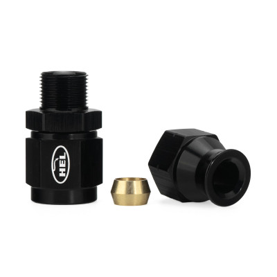 AN6 Female to 5/16" Hardline Straight Adapter HEL Aluminium