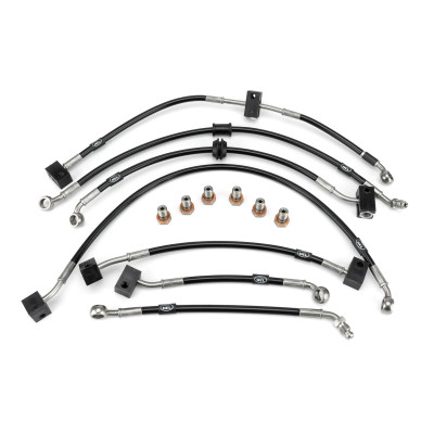 Honda CB600F Hornet ABS 2007-2013 Flexible ABS Replacement Brake Lines HEL Stainless Steel Braided