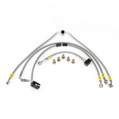 Suzuki GSX-1300R Hayabusa ABS 2021-2024 Flexible ABS Replacement Brake Lines HEL Stainless Steel Braided