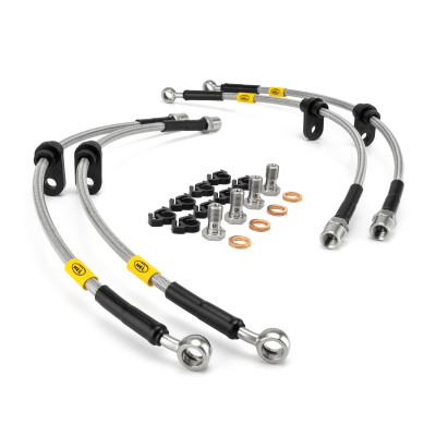 Ford Fiesta MK7 1.6 EcoBoost ST 2013-2017 Brake Lines HEL Stainless Steel Braided