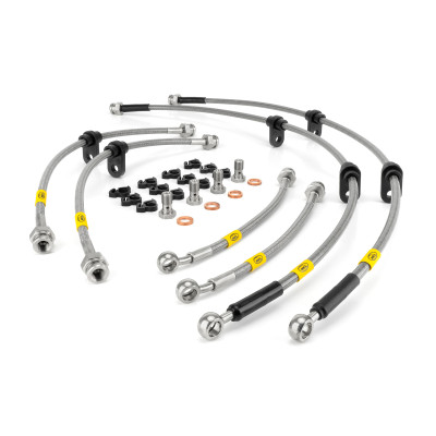 BMW 3 Series E36 318i 1.8 Non-ABS / Rear Discs 1991-1998 Brake Lines HEL Stainless Steel Braided